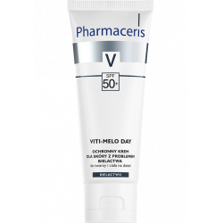 PHARMACERIS V OCHRONNY KREM SPF 50+ DLA SKÓRY Z PROBLEMEM BIELACTWA DO TWARZY I CIAŁA VITI-MELO DAY 75ML