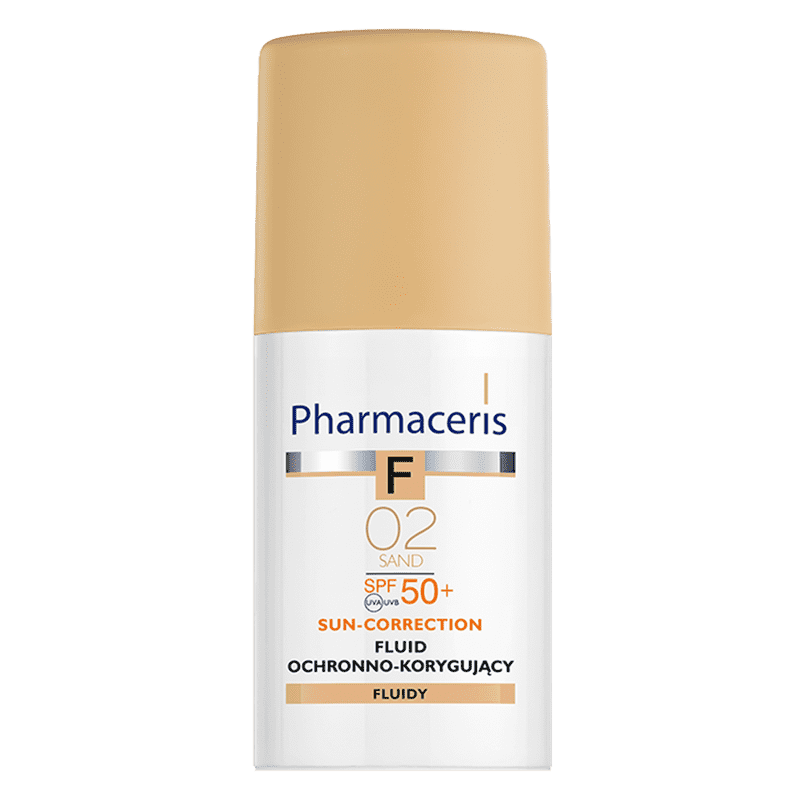 Pharmaceris F Fluid Ochronno-korygujący najwyższa ochrona SPF 50+ 02 Sand 30ml