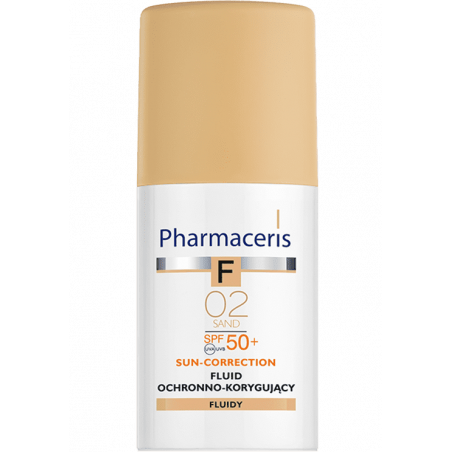 Pharmaceris F Fluid Ochronno-korygujący najwyższa ochrona SPF 50+ 02 Sand 30ml