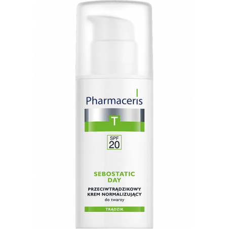 Pharmaceris T Przeciwtrądzikowy krem normalizujący SPF 20 do twarzy zwężający pory 30ml