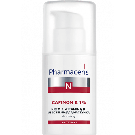 Pharmaceris N Capinon K 1% Krem z witaminą K uszczelniającą naczynka do twarzy 30ml