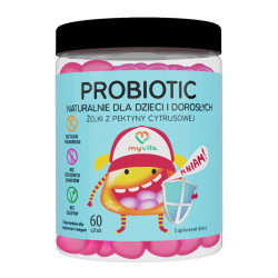 MyVita Probiotic Naturalne żelki dla dzieci i dorosłych 60 sztuk