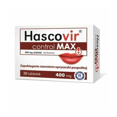 Hascovir Control Max 400 mg 30 tabletek