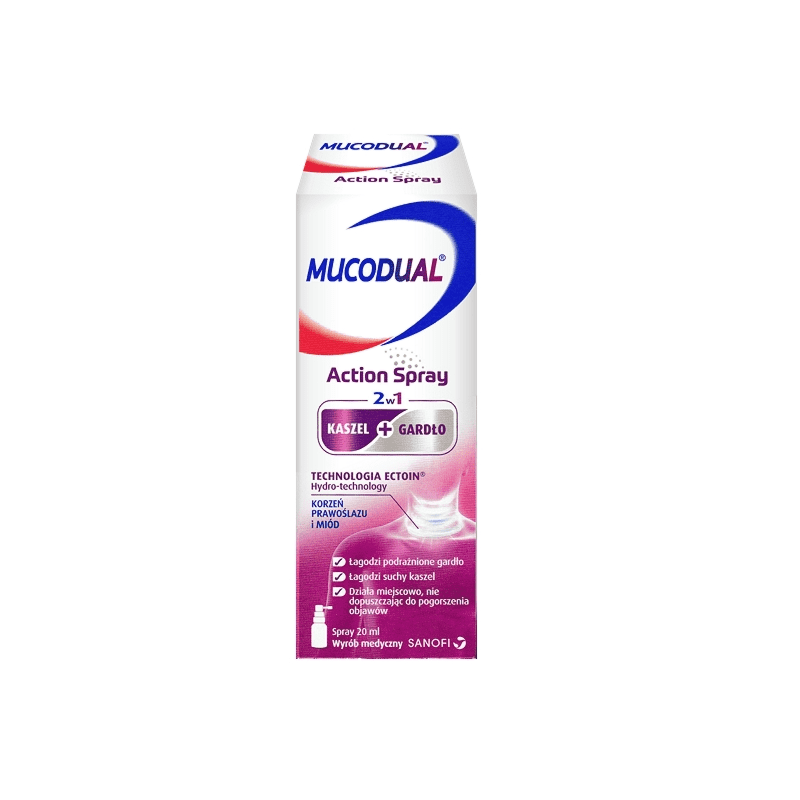 Mucodual Action Spray 2w1 aerozol 20ml