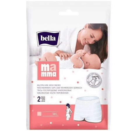 BELLA MAMMA Majtki poporodowe  M/L 2 sztuki