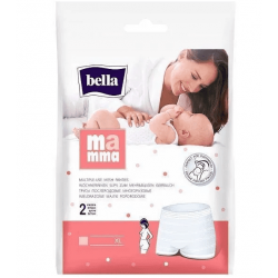 BELLA MAMMA Majtki poporodowe XL 2 sztuki