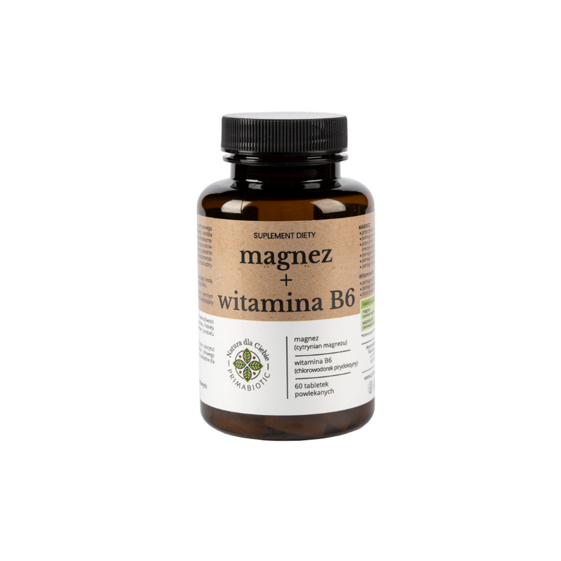 Magnez + witamina B6 60 tabletek Primabiotic