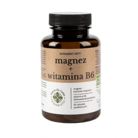 Magnez + witamina B6 60 tabletek Primabiotic