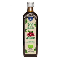 Oleofarm Soki Świata Żurawina 100% sok z owoców Ekologiczny 490ml