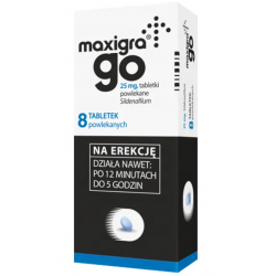 Maxigra 25mg 8 tabletek