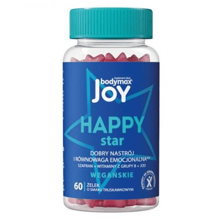 BODYMAX JOY Happy Star 60 żelek