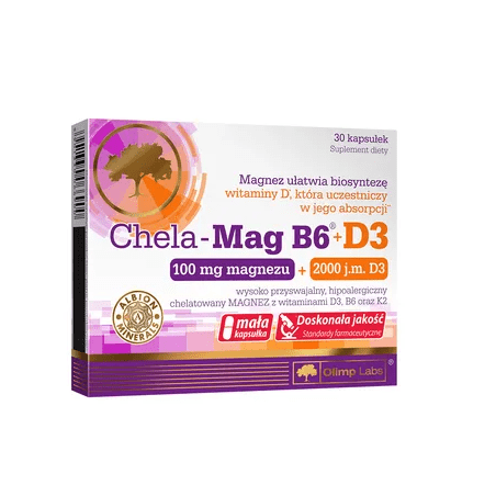 Olimp Chela-Mag B6+D3 30 kapsułek