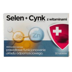Selen + Cynk z witaminami 30 tabletek