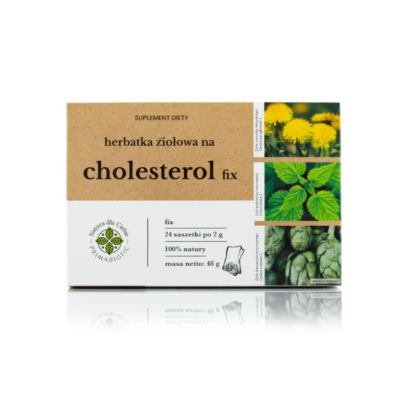 Herbatka ziołowa na cholesterol fix PrimaBiotic 24 saszetki