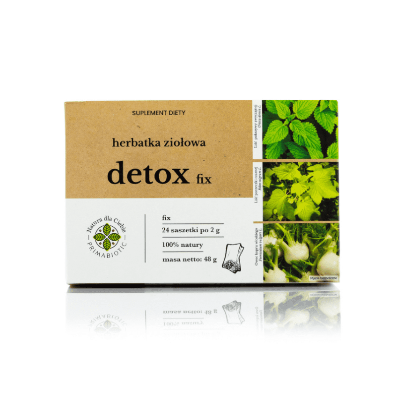Herbatka ziołowa  detox fix PrimaBiotic 24 saszetki