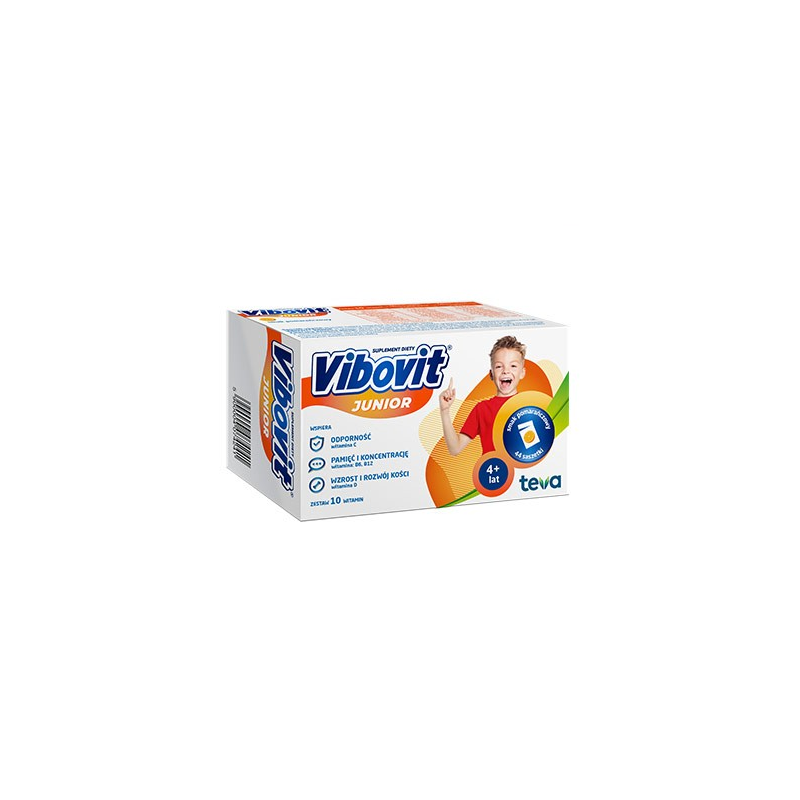 Vibovit Junior pomarańczowy 30 saszetek