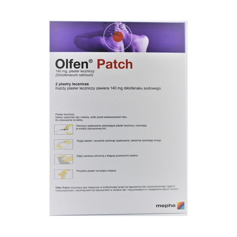 Olfen Patch 140mg 2 plastry lecznicze