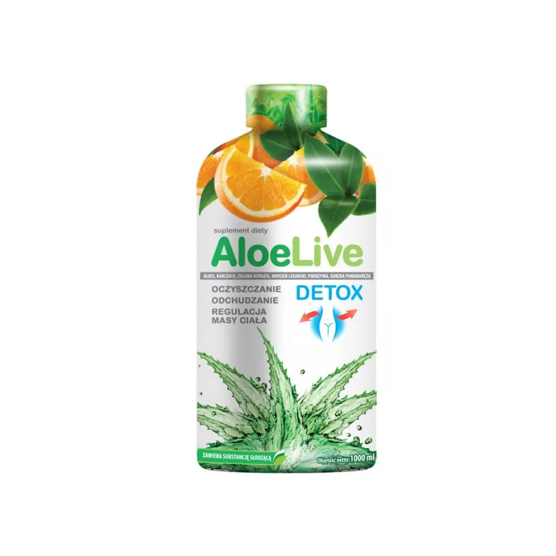 AloeLive Detox sok aloesowy oczyszczający 1000 ml