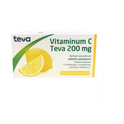 Vitaminum C 200mg Teva 50 tabletek