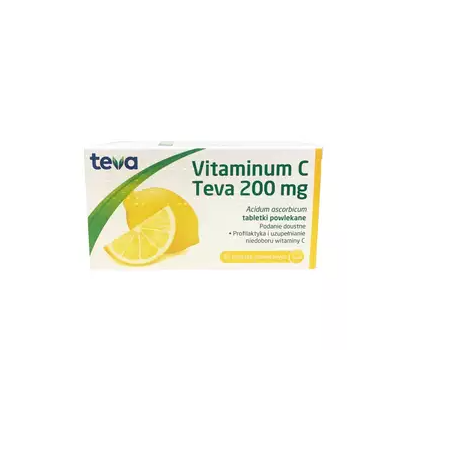 Vitaminum C 200mg Teva 50 tabletek