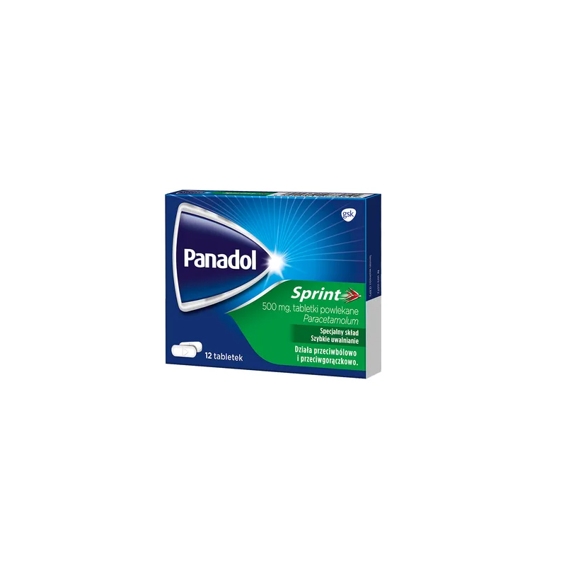 Panadol Sprint 500mg 12 tabletek