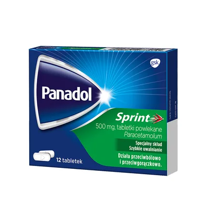 Panadol Sprint 500mg 12 tabletek