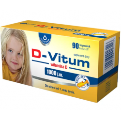D-Vitum 1000 j.m. witamina D 90 kapsułek