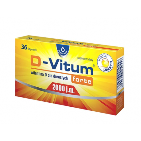 D-Vitum Forte 2000 j.m. 36 kapsułek