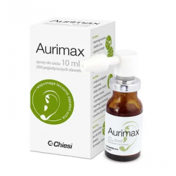 Aurimax Spray do uszu, 12 naturalnych składników, 10 ml