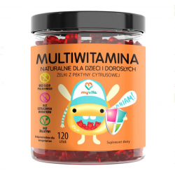 MyVita Multiwitamina Naturalne żelki dla dzieci i dorosłych 120 sztuk