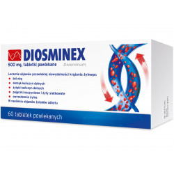 Diosminex na niewydolność żylną 500mg 60 tabletek