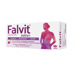 Falvit Estro+ Witaminy dla kobiet w okresie menopauzy 60 tabletek