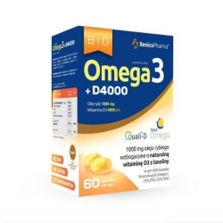 Bio Omega3 + D4000 60 kapsułek
