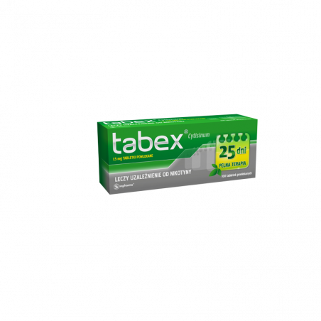Tabex tabletki na rzucenie palenia