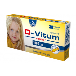 D-Vitum witamina D 1000 j.m. 30 kapsułek