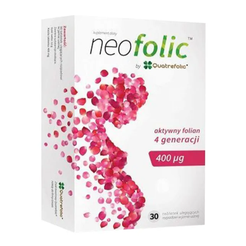Neofolic kwas foliowy 400 µg 30 tabletek