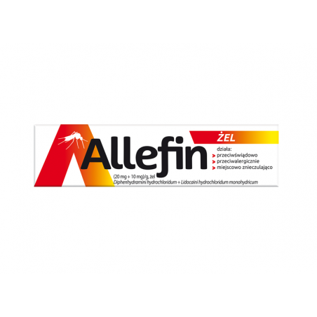 Allefin (20 mg + 10 mg)/g  żel 30 g