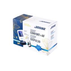 NOVAMA Comfort+ AF Ciśnieniomierz + OXIPULSO pulsoksymetr, diagnostyczny zestaw prezentowy 1 sztuka