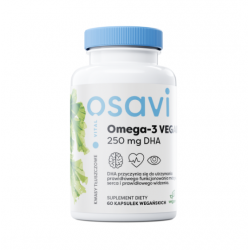 Osavi Omega-3 Vegan 250 mg DHA 60 kapsułek