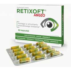 Retixoft Angio do prawidłowego widzenia 30 kapsułek