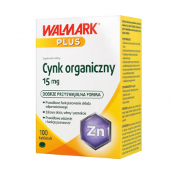 Cynk organiczny 15mg 100 tabletek