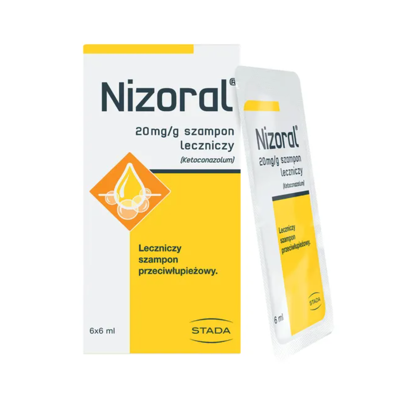 Nizoral Szampon leczniczy 20mg/g  6 sztuk po 6ml