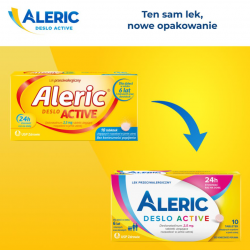 Aleric Deslo Active 2,5 mg x 10 tabl. ulegających rozpadowi w jamie ustnej