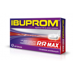 Ibuprom RR Max 400mg 12 tabletek