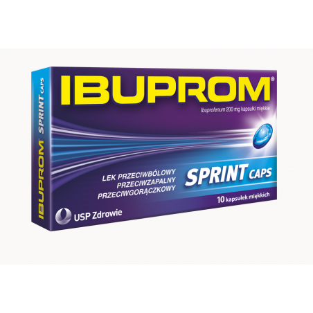 Ibuprom Sprint Caps 200 mg x 10 kaps.