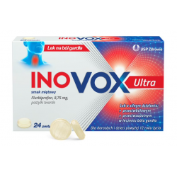 UltraVox Maxe smak miętowy, 24 pastylki do ssania
