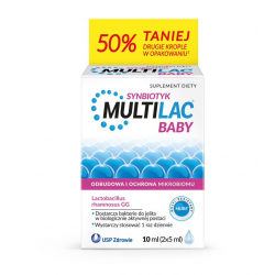 Multilac Baby krople Synbiotyk Duopack 2x5ml