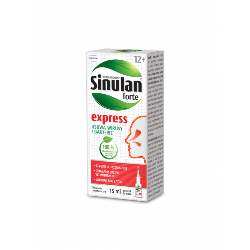 Sinulan Express Forte aerozol do nosa 15 ml