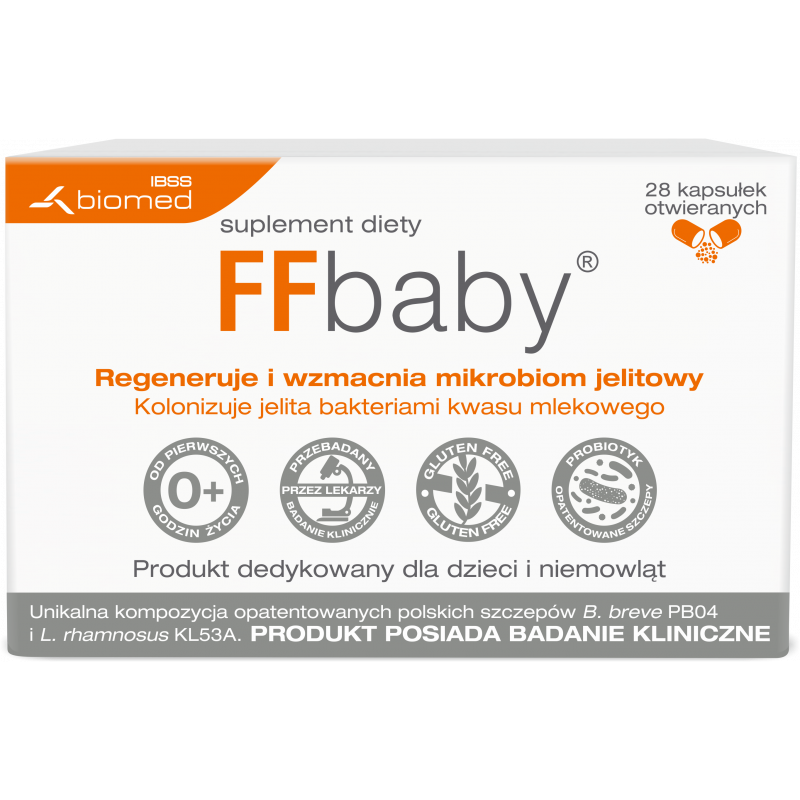 FFbaby probiotyk dla dzieci 28 kapsułek otwieralnych