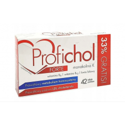 Profichol Forte + monakolina K 33% GRATIS 42 tabletki
